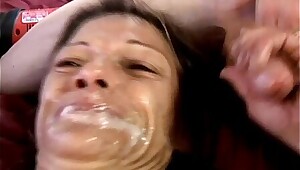 Kinky old spunker loves huge toys & sticky facial cumshots
